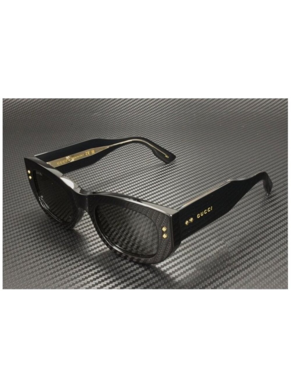 New Gucci Women  Black Sunglasses  51- 22- 145